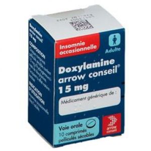 Doxylamine Awc 15mg Cpr Tb10