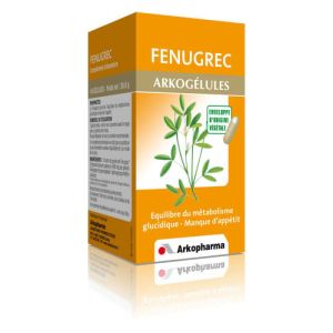 ARKOGELULES FENUGREC Gélule, complément alimentaire à base de fenugrec Boîte/45