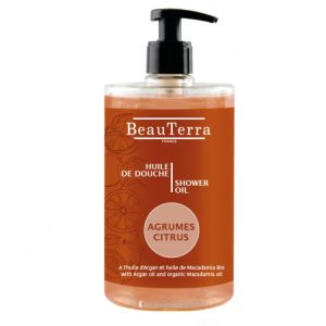 Beauterra huile de douche agrumes 750ml