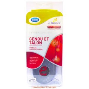 SCHOLL  Semelles anti-douleur Genou et Talon 37-39,5