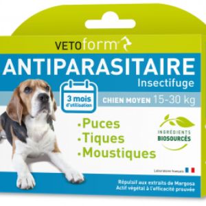 Vetoform Pipettes Moy Chien 15-30kg 2ml 3