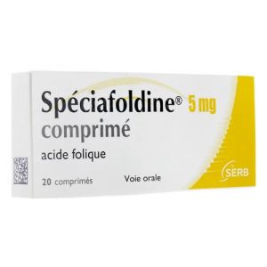 Spéciafoldine 5 mg 20 comprimés