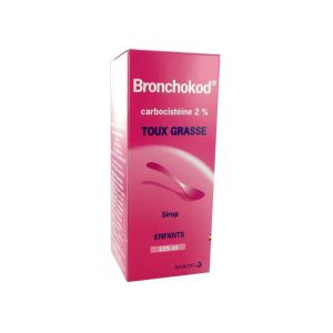 BRONCHOKOD SANS SUCRE ENFANTS 2 POUR CENT, solution buvable édulcorée à la saccharine sodique 125ml