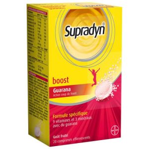 Supradyn Boost, 20 comprimés effervescents