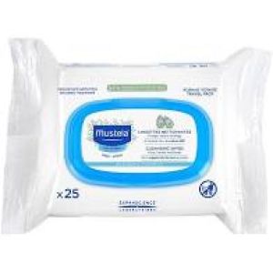 Mustela Lingettes Nettoyantes Peaux normales x25