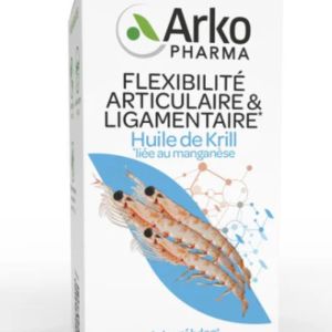 ARKOGELULES HUILE DE KRILL Complément alimentaire oméga 3 Boîte/30
