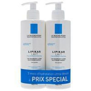 La roche posay lot lipikar lait 2x400ml