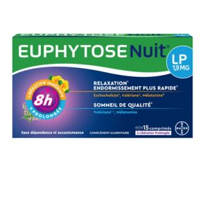 Euphytose® Nuit 1.9 mg mélatonine 15 cps libération prolongée