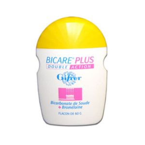 BICARE PLUS Bicarbonate de soude + Bromélaine Fl/60g