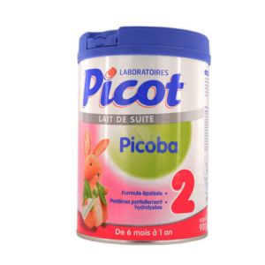 PICOBA 2 Lait de suite pour nourrisson 2ème âge, formule épaissie Boîte/900g