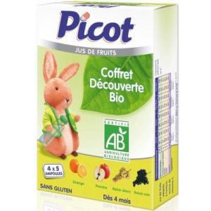 PICOT Coffret découverte jus de fruit bio Boîte/20