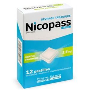 Nicopass 1,5mg S/s Ment Pocket 12
