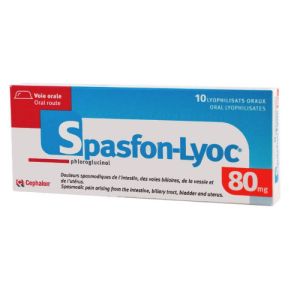 SPASFON LYOC 80 mg, 10 lyophilisats oraux