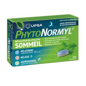 Phytonormyl mélatonine boite 30 comprimés