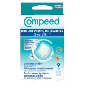 Compeed multi-blessures 9 pansements LARGE