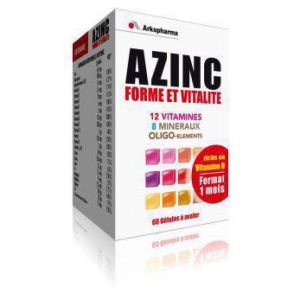 AZINC FORME ET VITALITE 60 GELULES