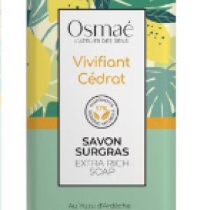 Osmaé Savon Surgras Vivifiant Cédrat Pain 100G