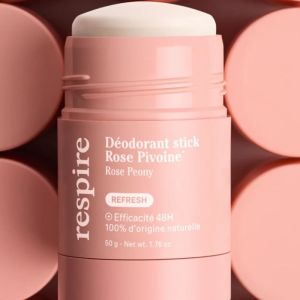 Respire Déodorant Stick Rose Pivoine