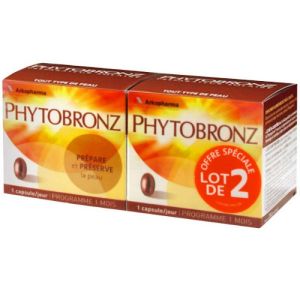 Arkopharma Phytobronz Préparateur Solaire Lot de 2