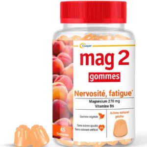 Mag 2 gommes Arôme pêche /45