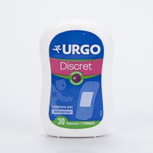 URGO Discret boite de 30 pansements transparents / 2 formats