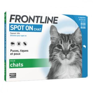 FRONTLINE SPOT-ON CHAT 4 PIPETTES