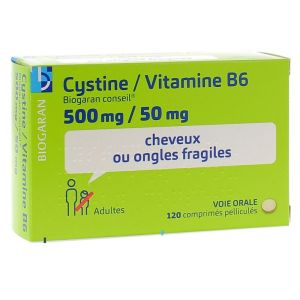 Cystine  B6 Biog Cpr Pel 120