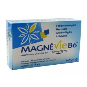 MAGNEVIE B6 100 mg/10 mg, 120 comprimés pelliculés
