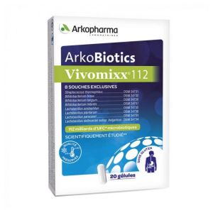 ARKOPHARMA VIVOMIXX 112 MICROBIOTIQUES 20 GELULES ARKOBIOTICS