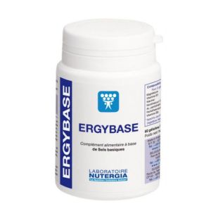 Nutergia Ergybase Complément Alimentaire à base de Sels Basiques et de Zinc 60 Gélules