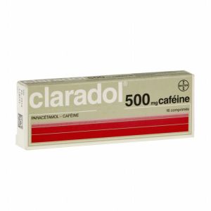 Claradol 500mg Cafeine Cpr 16