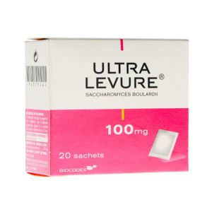 ULTRA-LEVURE 100 mg, poudre pour suspension buvable 20 sachets