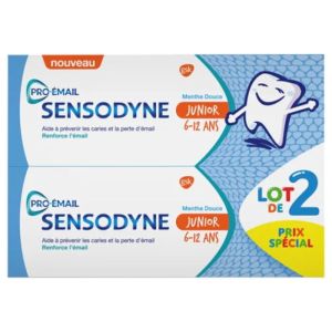 Sensodyne Dentifrice Junior Lot 2 tubes