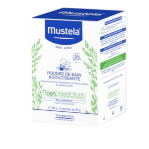 Mustela Poudre Bain Adoucissante Sachet 6x30g