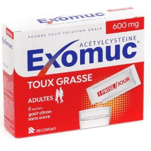 Exomuc 600 mg Bte 8 sachets