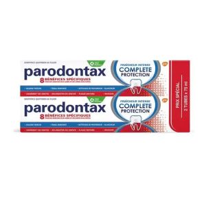 PARODONTAX Dentifrice Fraicheur intense complete protection 2x75ml