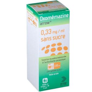 Arrow® Oxomémazine 0,33 mg/ml sans sucre 150ml