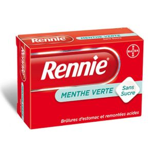 RENNIE sans sucre, 96 comprimés à croquer