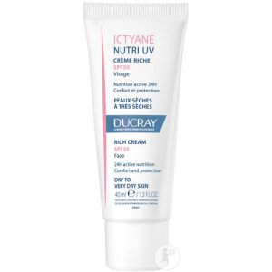 Ducray Ictyane crème riche nutritive UV tube de 40ml