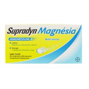 SUPRADYN MAGNESIA Comprimé effervescent, complément alimentaire antistress