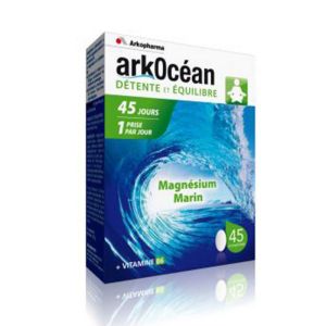 Arkopharma Arkocéan Magnésium Marin Vitamine B6 45 comprimés.