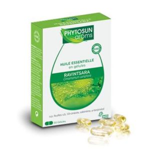 Phytosun Arôms Huile Essentielle en Gélule de Ravintsara 30 Gélules