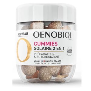 Oenobiol Préparateur et autobronzant  60 gummies