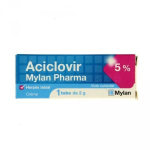 Aciclovir 5% Mylan 5 Crème Tube 2g