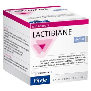 Pileje Lactibiane Enfant 30 Sachets