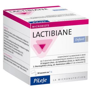 Pileje Lactibiane Enfant 30 Sachets