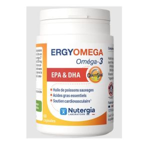Ergyomega Omega 3 180 capsules