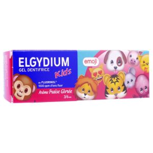 Elgydium Dentifrice Kids Fraise givrée 3/6 ans 50ml
