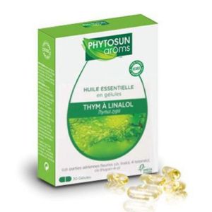 Phytosun Arôms Huile Essentielle en Gélules de Thym à Linalol 30 Gélules