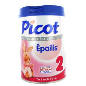PICOT EPAILIS 2 Lait de suite pour nourrisson 2ème âge, formule épaissie Boîte/900g